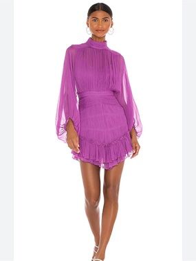 Shona Joy Emilia Long Sleeve Mini Dress